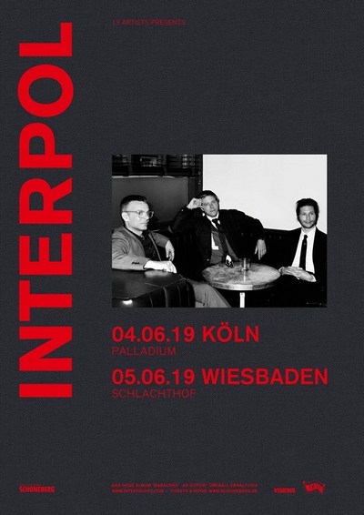 Nachschlag von INTERPOL: Mini-Album und Tour im Frühjahr