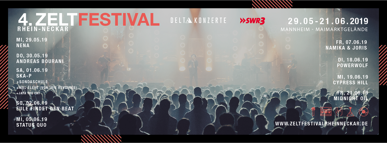 POWERWOLF, STATUS QUO, CYPRESS HILL beim Zeltfestival Rhein-Neckar POWERWOLF, STATUS QUO, CYPRESS HILL beim Zeltfestival Rhein-Neckar