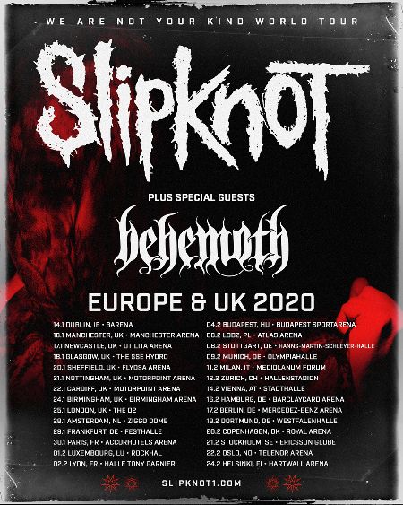 SLIPKNOT - 2020 wieder in Europa