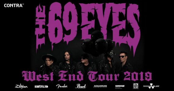 THE 69 EYES auf West End Tour 2019