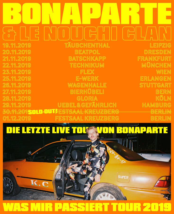 Was mir passiert - BONAPARTE on Tour