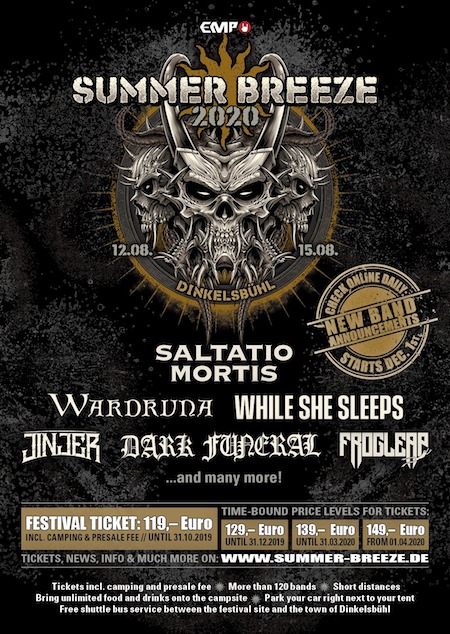 SUMMER BREEZE OPEN AIR 2020 - Alle Infos, News, Bandbestätigungen und Co. SUMMER BREEZE OPEN AIR 2020 - Alle Infos, News, Bandbestätigungen und Co.