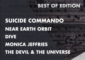 DOWNHILL XIV bietet mit SUICIDE COMMANDO, DIVE, NEAR EARTH ORBIT, THE DEVIL & THE UNIVERSE und MONICA JEFFRIES ordentlich auf