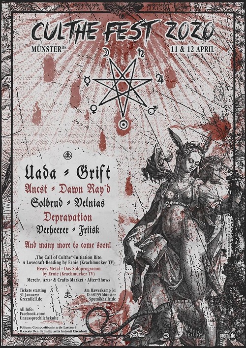CULTHE FEST 2020 - Unaussprechlich, undergroundig, zum siebtem Mal, zu Ostern in Münster