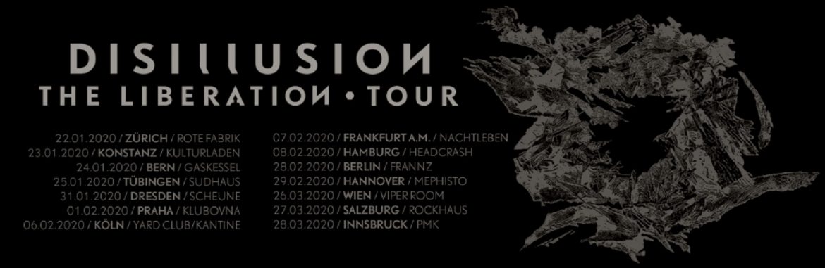 Whenever I close my eyes - DISILLUSION auf The Liberation-Tour durch Europa