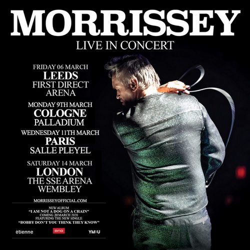 MORRISSEY mit exklusivem Deutschlandkonzert 2020 MORRISSEY mit exklusivem Deutschlandkonzert 2020