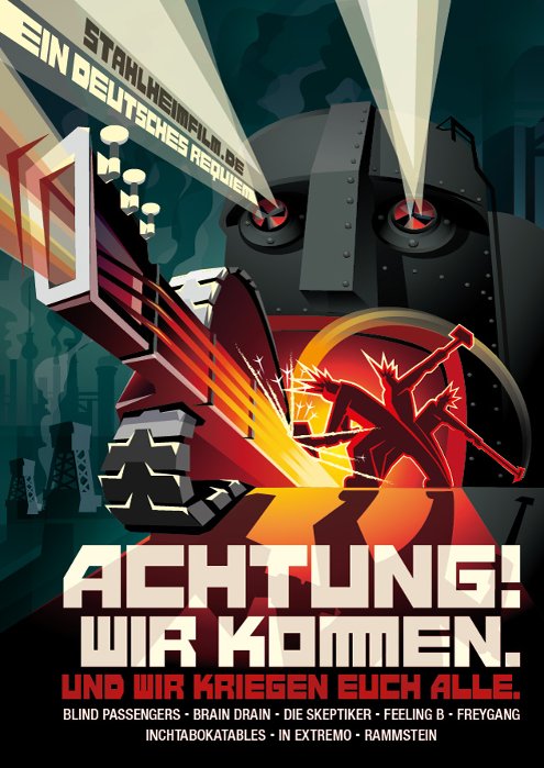 "ACHTUNG! WIR KOMMEN." - RAMMSTEIN und mehr "ACHTUNG! WIR KOMMEN." - RAMMSTEIN und mehr