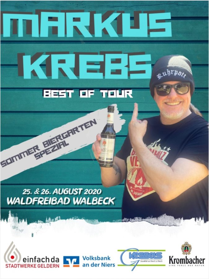 Markus Krebs “Best of… Sommer Biergarten Special 2020” im Walbecker Freibad