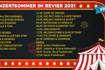 KONZERTSOMMER IM REVIER 2021 - Alles zum Line-up KONZERTSOMMER IM REVIER 2021 - Alles zum Line-up