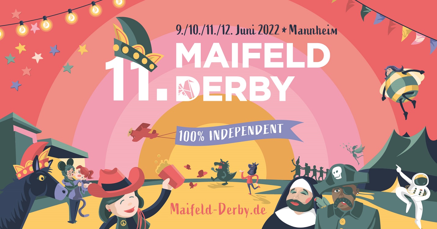 MAIFELD DERBY 2022: In Mannheim rocken Bonobo, Caribou, Kettcar und mehr die Bühne Maifeld Derby 2022