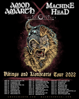 AMON AMARTH und MACHINE HEAD gehen gemeinsam auf "Vikings And Lionhearts" Arena-Tour