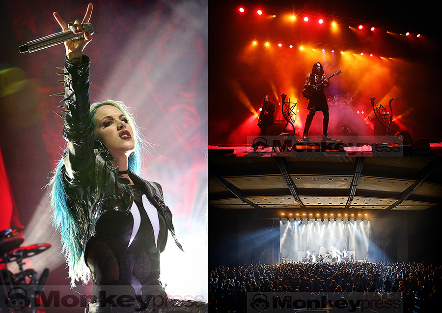 ARCH ENEMY, BEHEMOTH, CARCASS & UNTO OTHERS - Frankfurt(M), Jahrhunderthalle (26.10.2022) Arch Enemy & Behemoth © Sandro Griesbach
