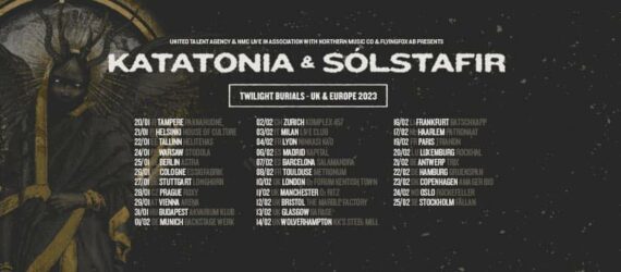 KATATONIA & SÓLSTAFIR zu Jahresbeginn auf "Twilight Burials" Tour