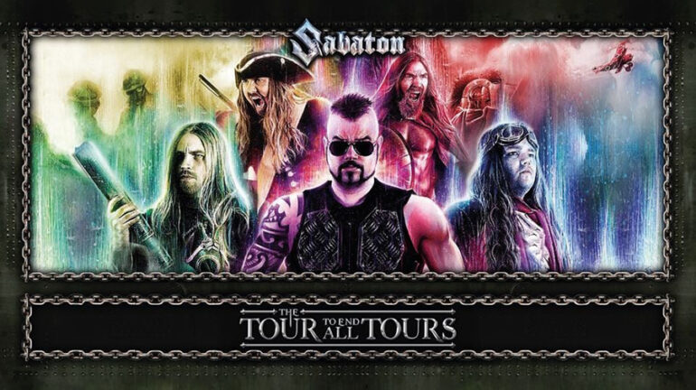 sabaton tour poster 2023