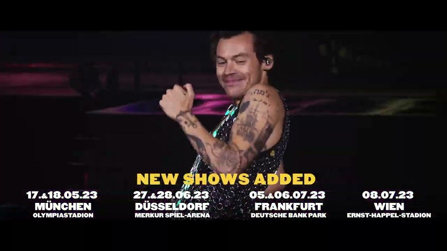 Harry Styles: Fortsetzung der „Love On Tour“ 2023 Harry Styles: Fortsetzung der „Love On Tour“ 2023