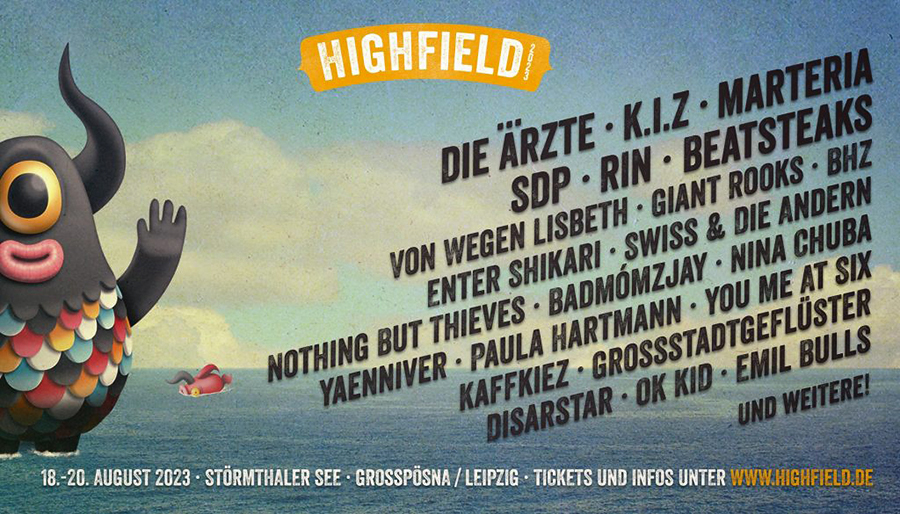 Highfield Festival 2023 - Alle Infos