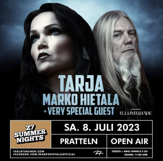 Potenziell historisch: Z7 Summer Nights Pratteln mit Tarja und Marko Hietala