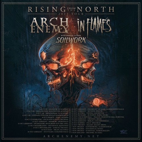 Co-Headliner-Tour: ARCH ENEMY & IN FLAMES - Rising From The North