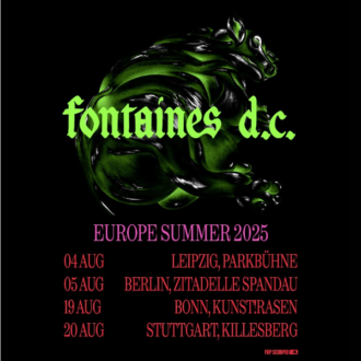 Fontaines D.C. kündigen Open-Air-Tour für Sommer 2025 an