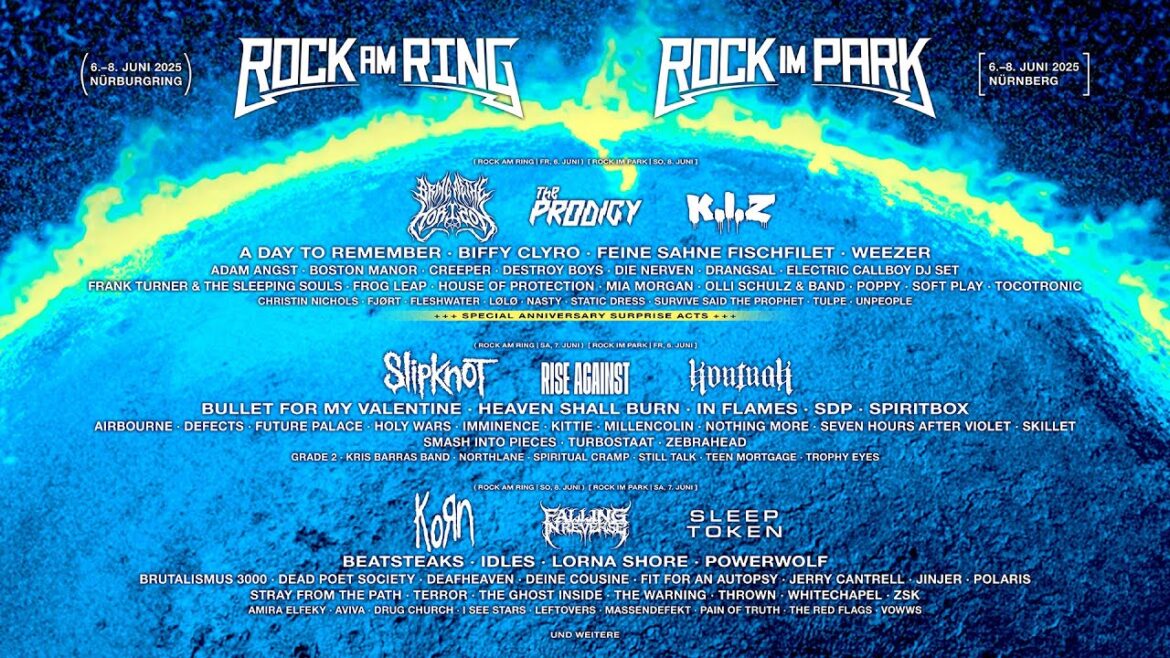 3. Bandwelle beim Rock am Ring: KoRn als dritter Headliner zum 40. Jubiläum 2025 bestätigt