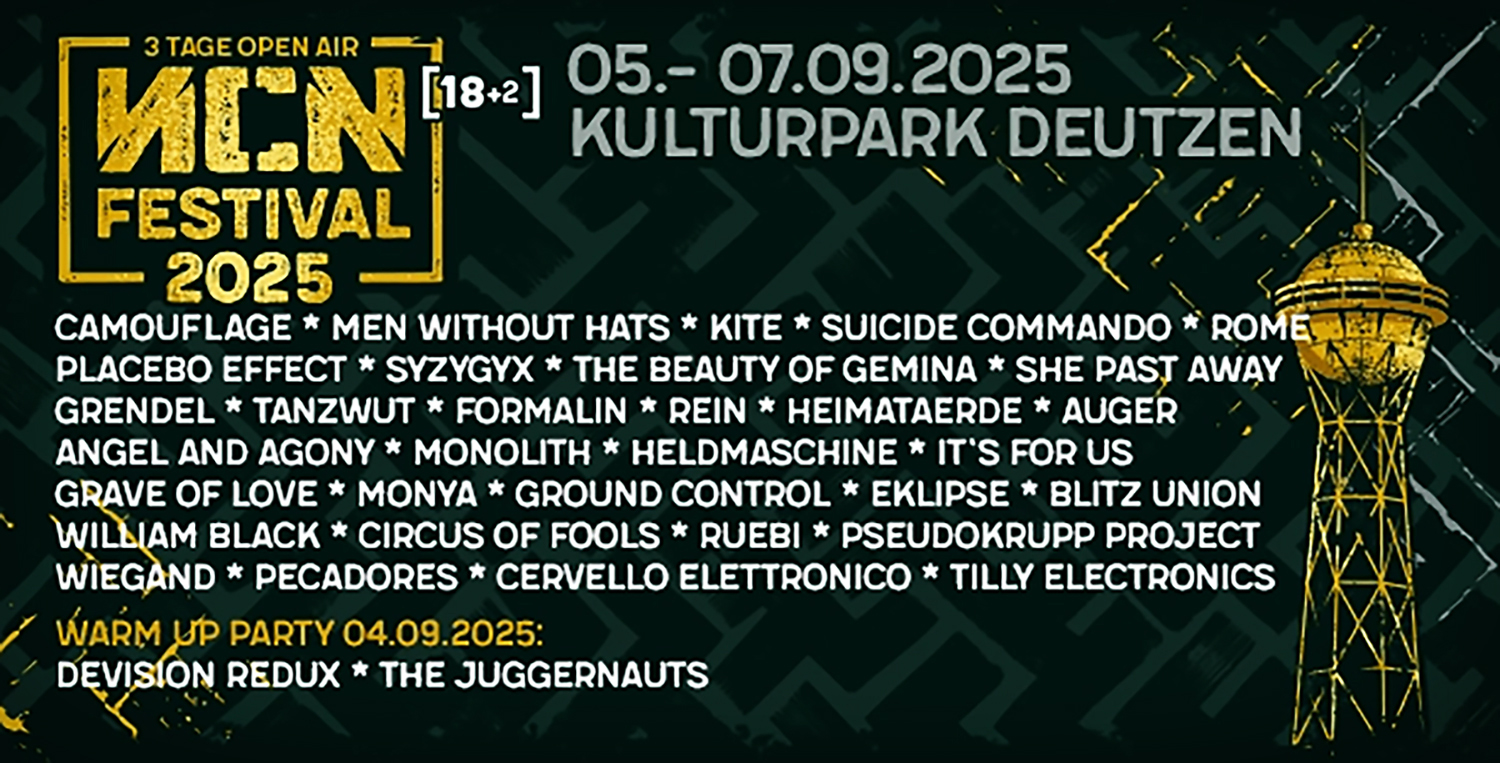 NCN Festival 2025 - Nocturnal Culture Night: Das musikalische Dark Highlight des Spätsommers!