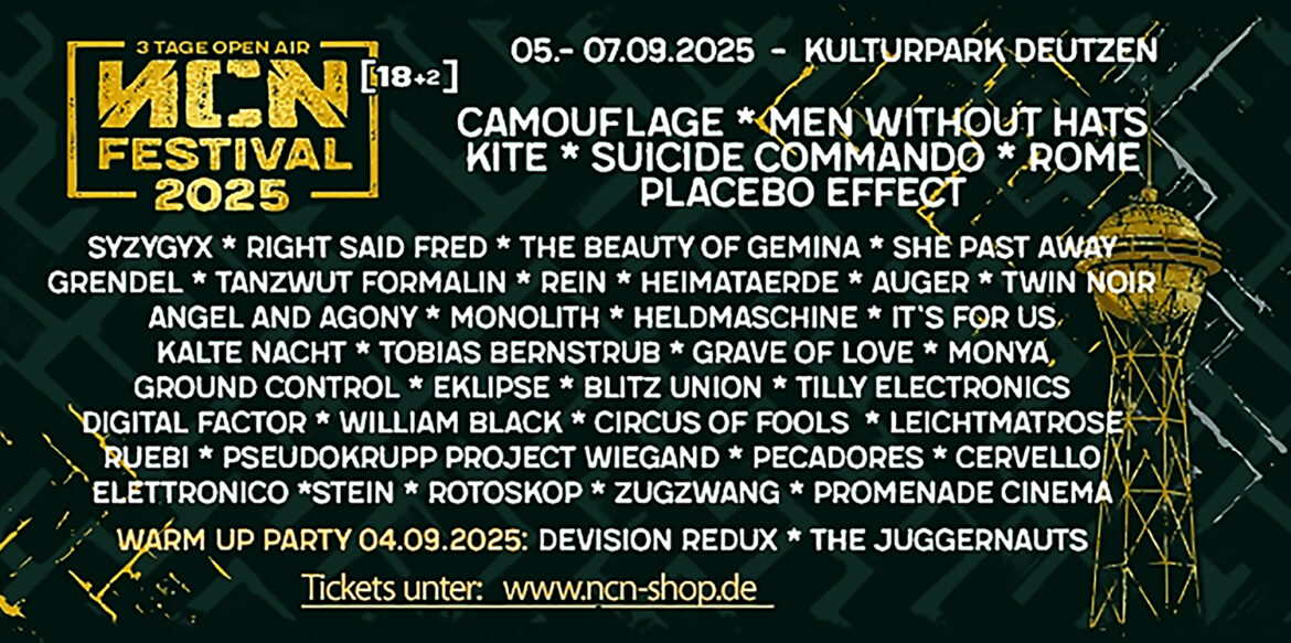 NCN Festival 2025 - Nocturnal Culture Night: Das musikalische Dark Highlight des Spätsommers!