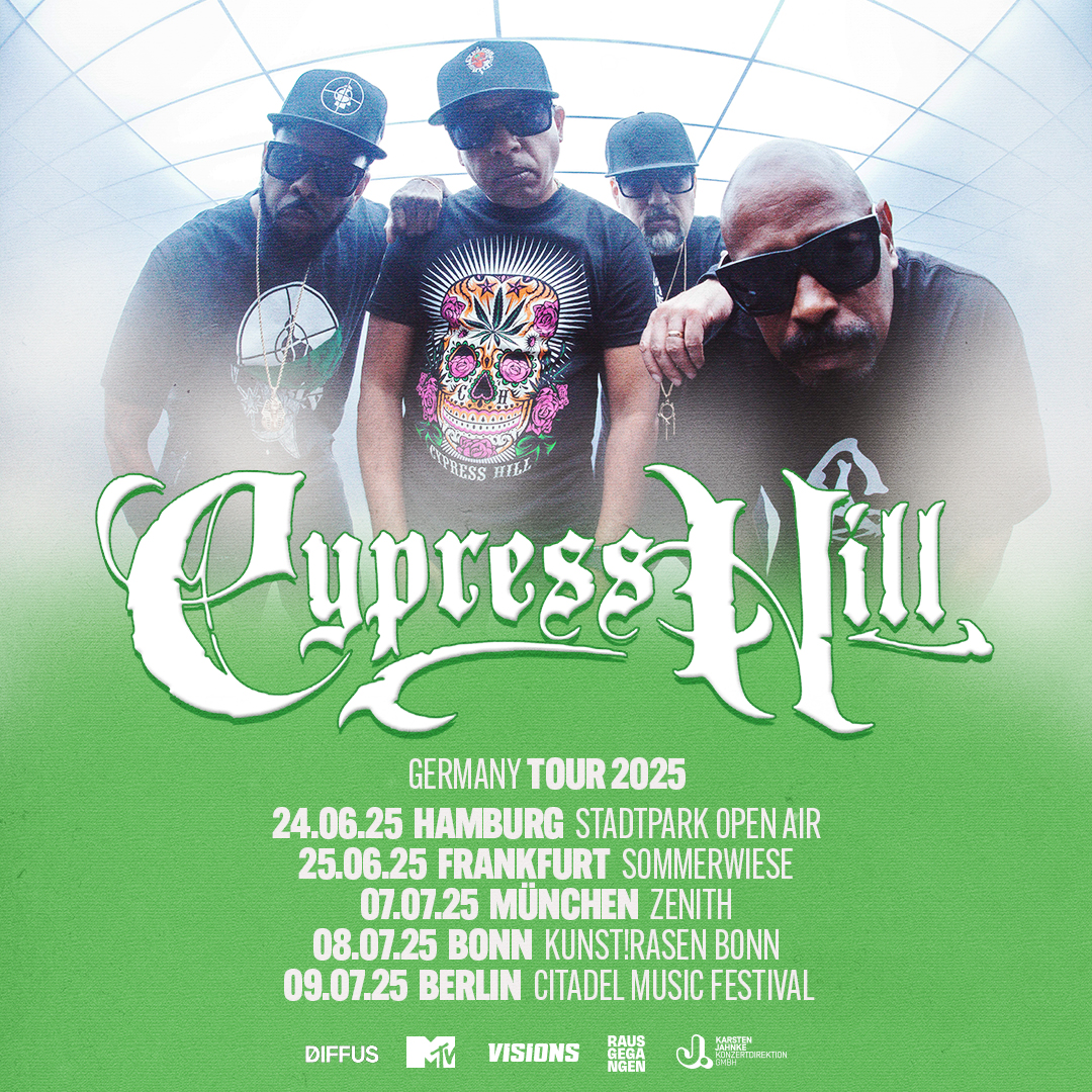 Fünf exklusive Deutschland-Konzerte, Cypress Hill in da House!