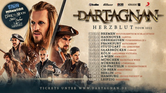 DARTAGNAN verschieben Termine der "Herzblut Tour 25"