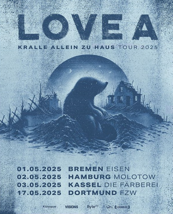 LOVE A kündigen "Kralle allein zu Haus Tour 2025" an