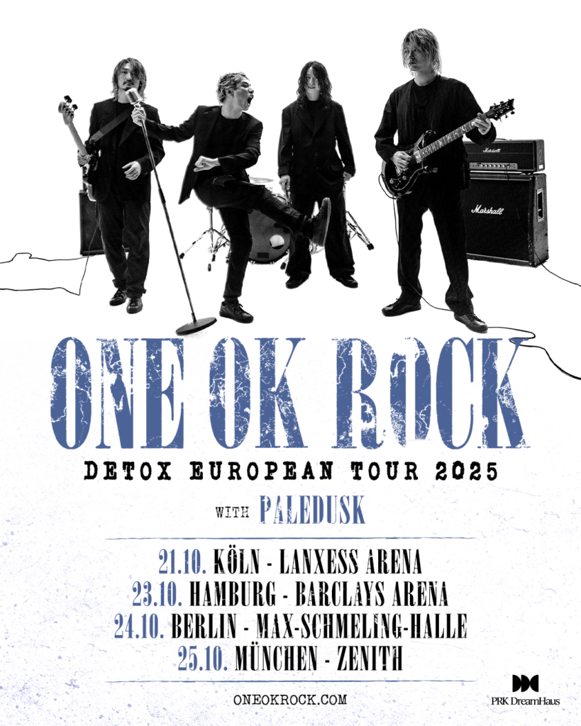 ONE OK ROCK gehen auf die größte Europa-Tour ihrer Karriere!