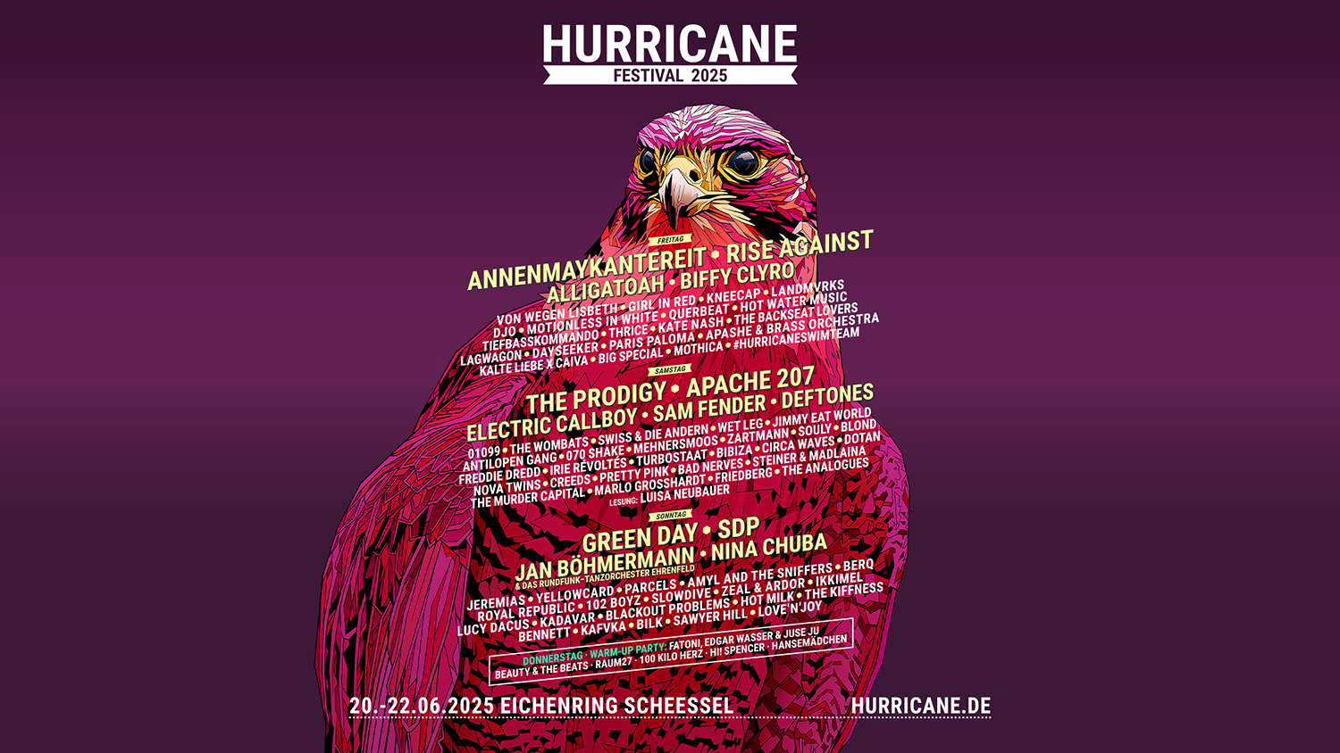 HURRICANE/SOUTHSIDE FESTIVAL 2025: Drei Tage Ausnahmezustand in Scheeßel & Neuhausen ob Eck! HURRICANE/SOUTHSIDE FESTIVAL 2025: Drei Tage Ausnahmezustand in Scheeßel & Neuhausen ob Eck!