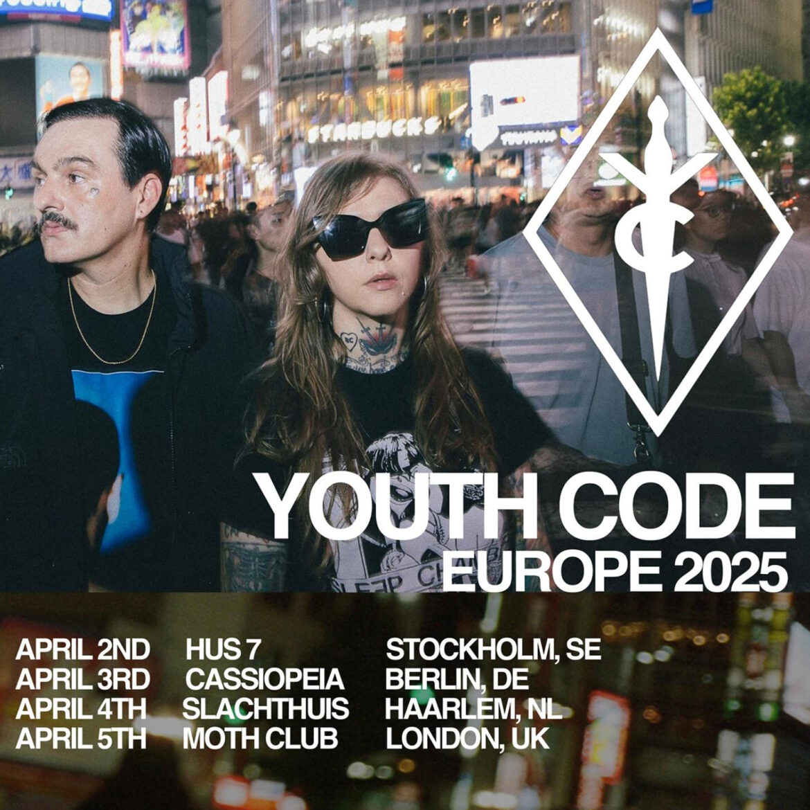 YOUTH CODE veröffentlichen neue Single "No Consequence" und kündigen EP an - Live Termin in Berlin!