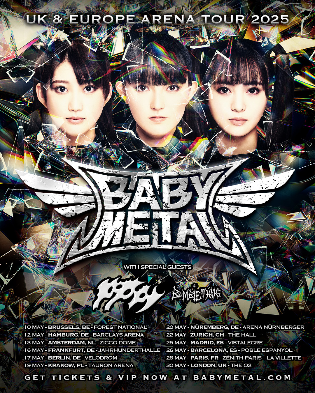 Babymetal Europe Tour 2025