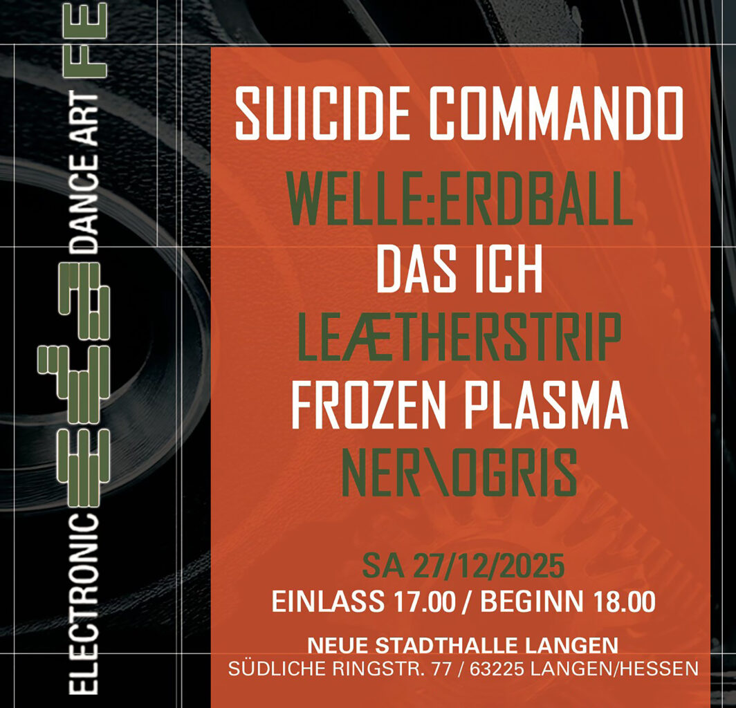 ELECTRONIC DANCE ART FESTIVAL 2025: Das Line-up steht – Langen bei Frankfurt(M) wird zum Epizentrum der dunklen Klänge!