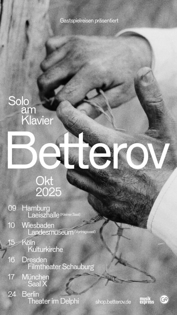 BETTEROV kündigt intime Herbsttour 2025 mit neuen Songs an