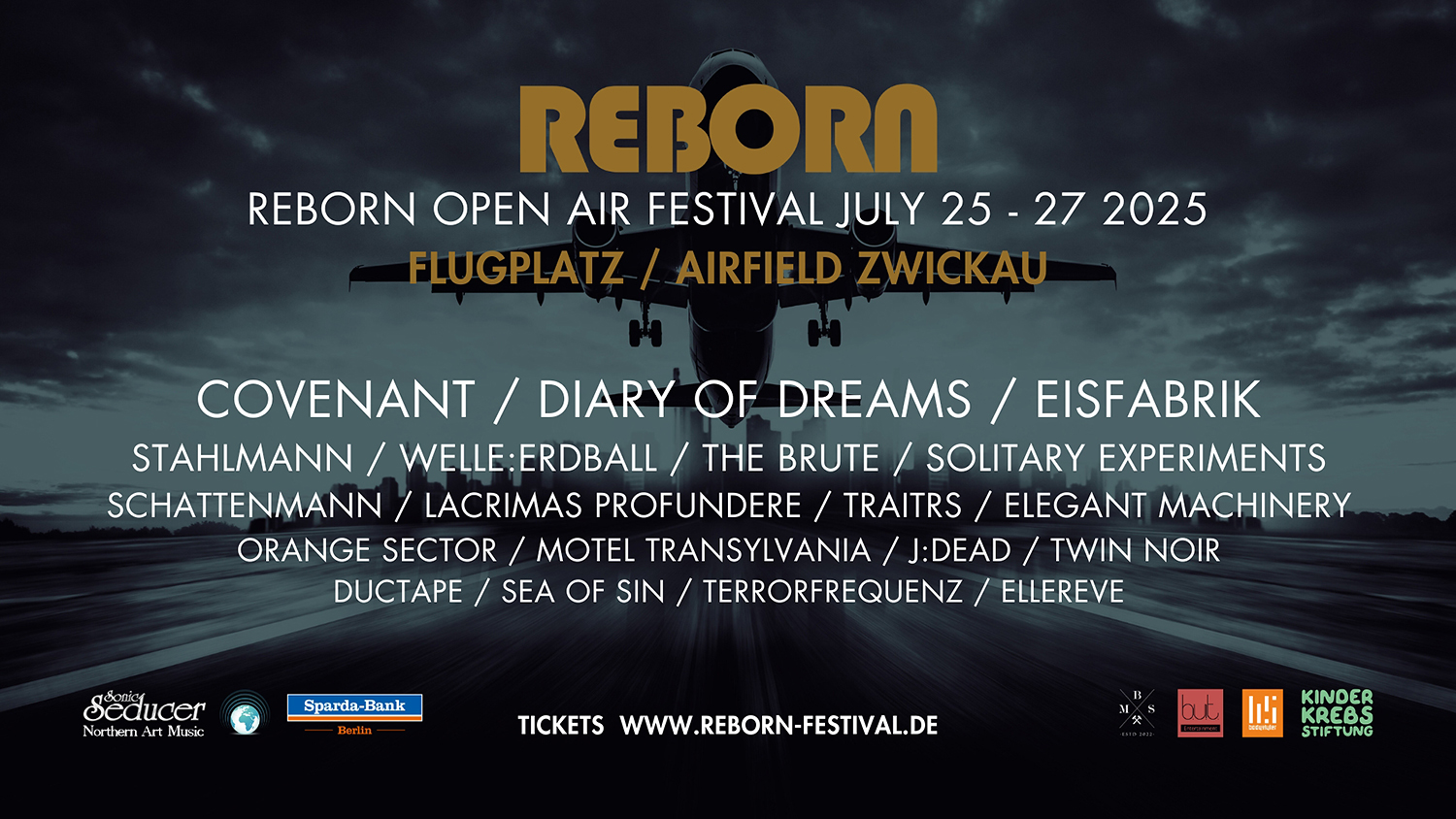 REBORN OPEN AIR FESTIVAL 2025: Drei Tage dunkle Klangkunst auf dem Flugplatz Zwickau