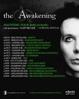 Düstere Legenden vereint: THE AWAKENING kündigt “Haunting Tour 2025” mit The Last Decade als Special Guest an
