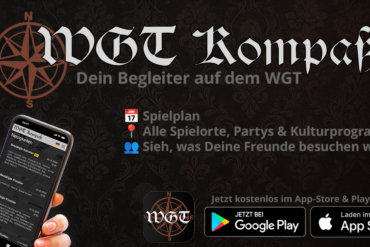 Wave-Gotik-Treffen jetzt mit offizieller Festival-App: Der WGT-Kompaß ist da