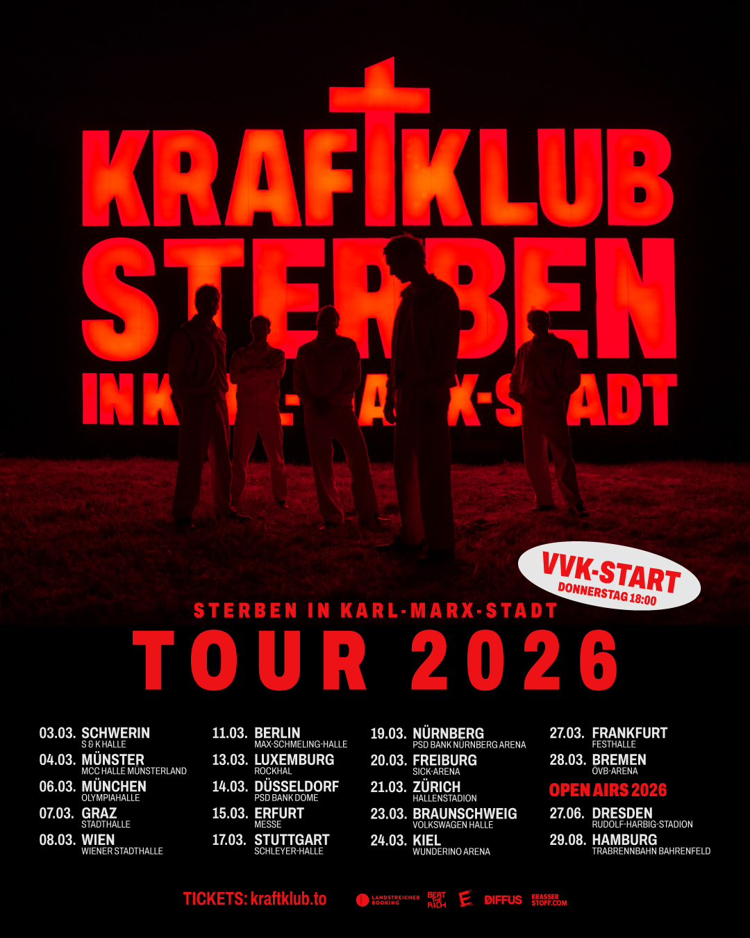 Krafklub Tour 2026