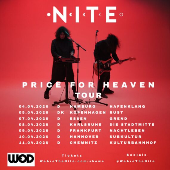 Strahlende Dunkelheit: NITE bringen ihre Price For Heaven-Tour 2025 nach Europa