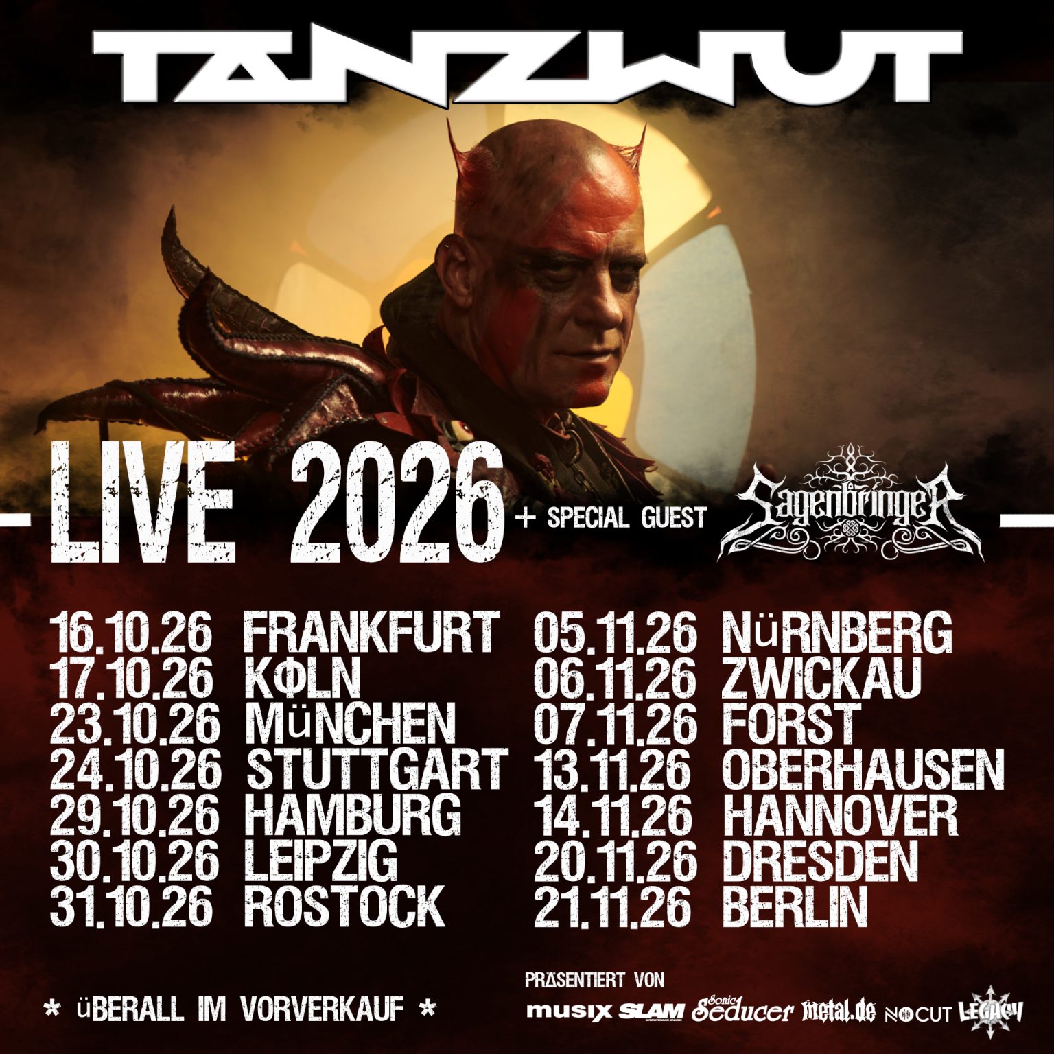 Tanzwut Tour 2026