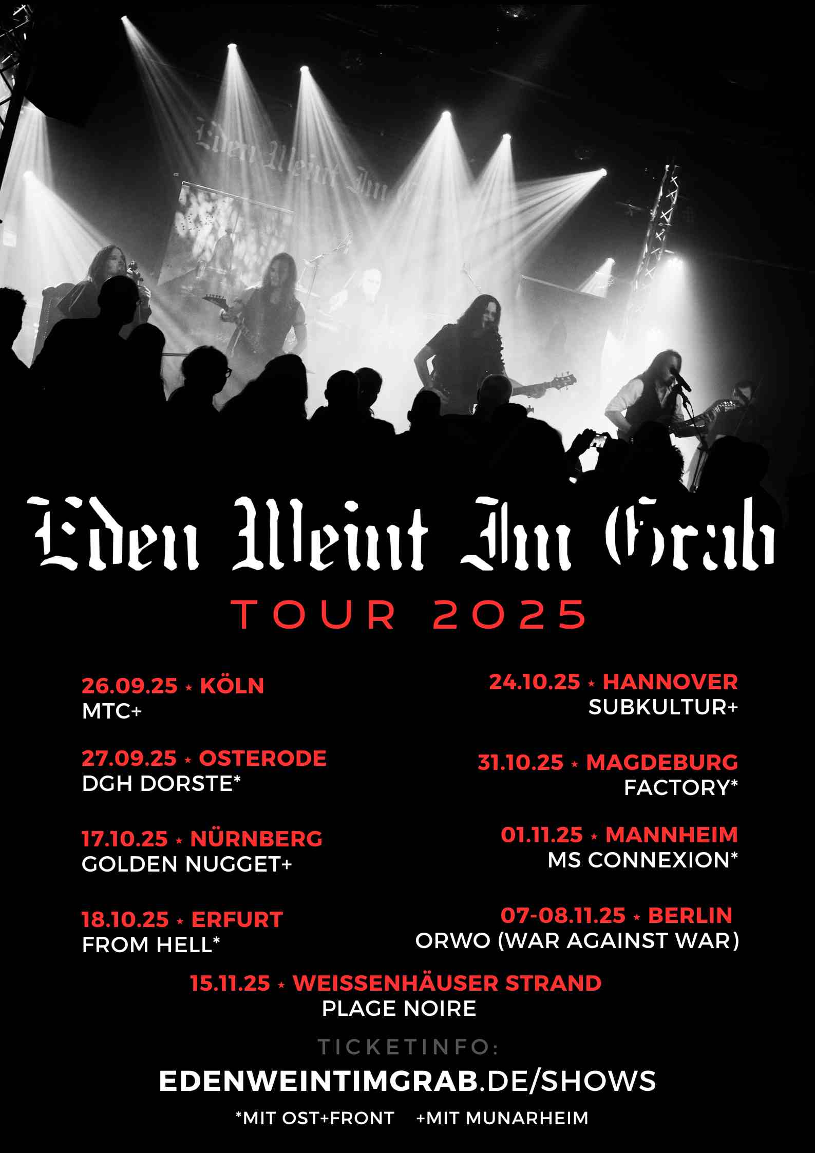 Eden Weint im Grab Tour 2025