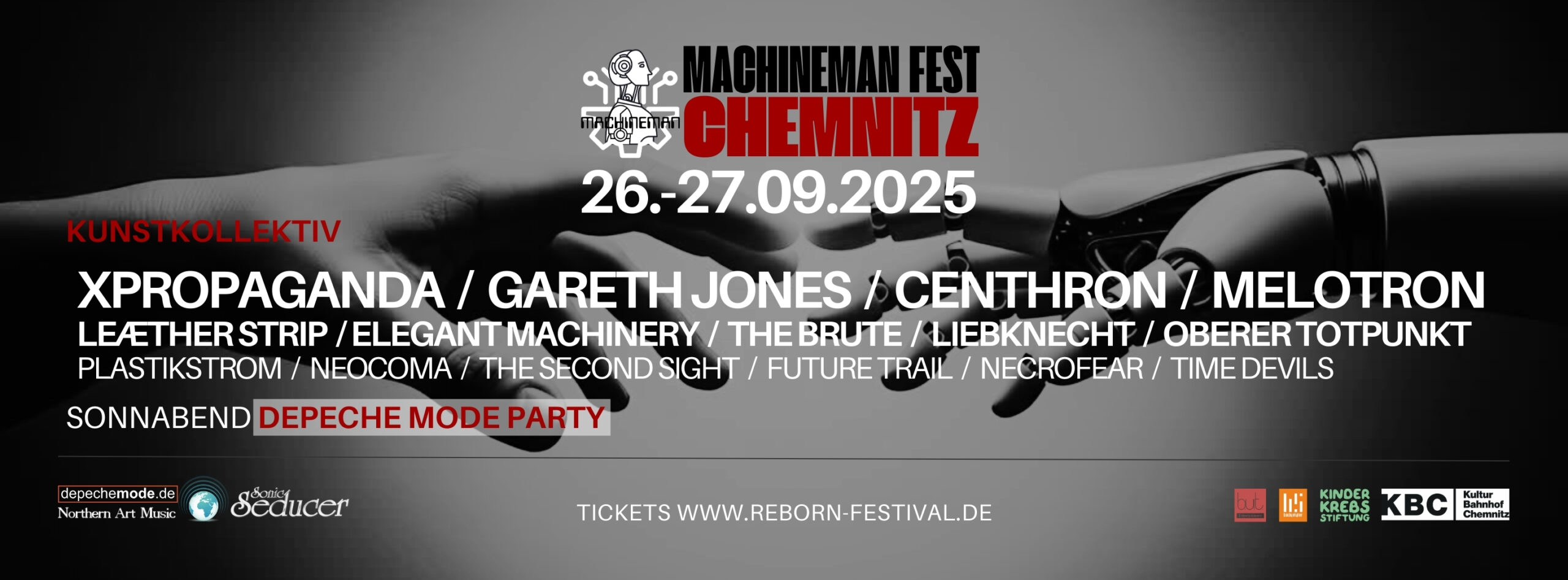 MACHINEMAN FESTIVAL CHEMNITZ 2025 – Elektronische Legenden live erleben