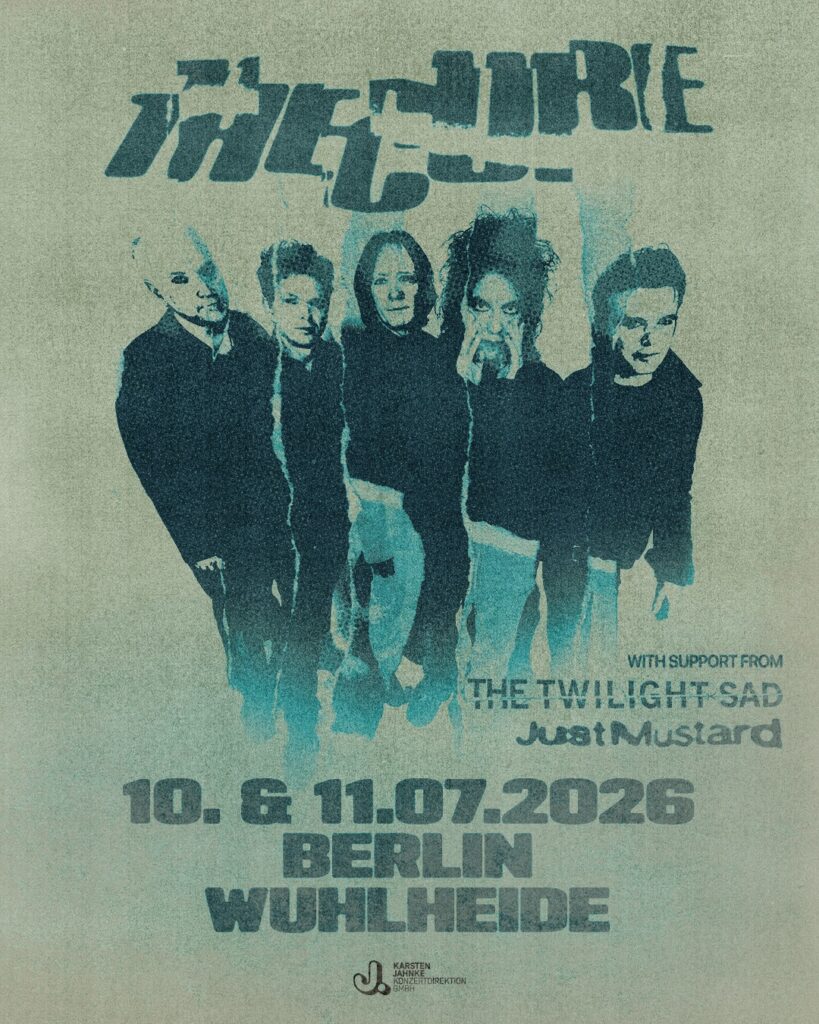 THE CURE bringen zwei Open-Air-Nächte nach Berlin – Karten-Vorverkauf startet am 13. Oktober – neues Album in Aussicht