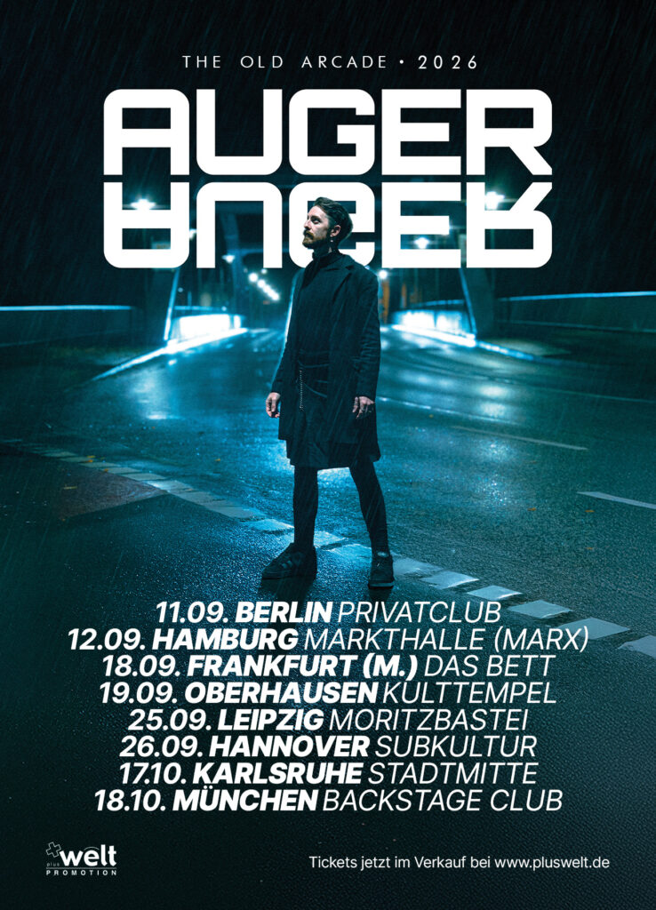 Zurück im Neonlicht: AUGER kündigen „The Old Arcade Tour 2026“ an